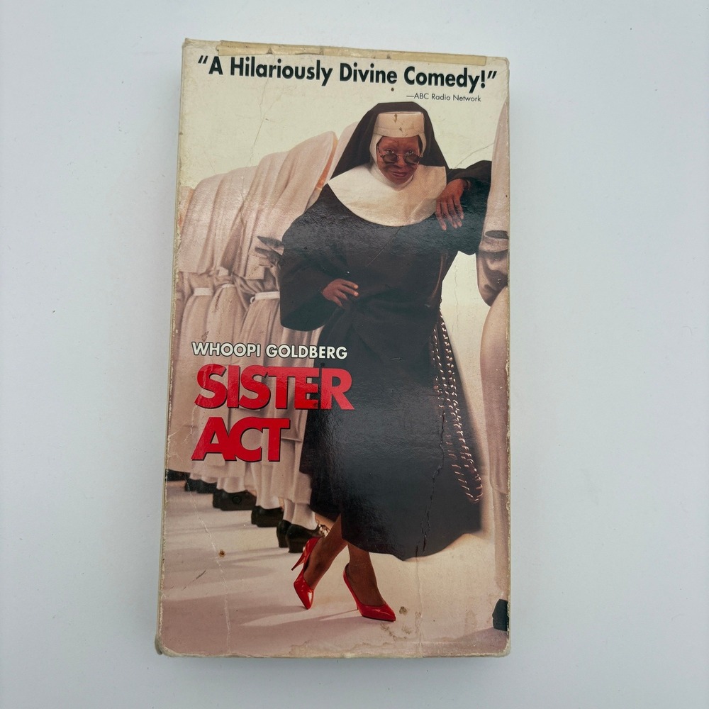 Sister‎ Act VHS 1992 Whoopi Goldberg Touchstone Home Video Comedy Movie 1452-11